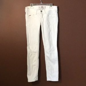 Hollister Distressed Cropped Skinny Jeans Size 24